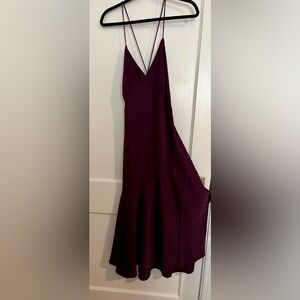 Banana Republic Plum Strappy Midi Dress